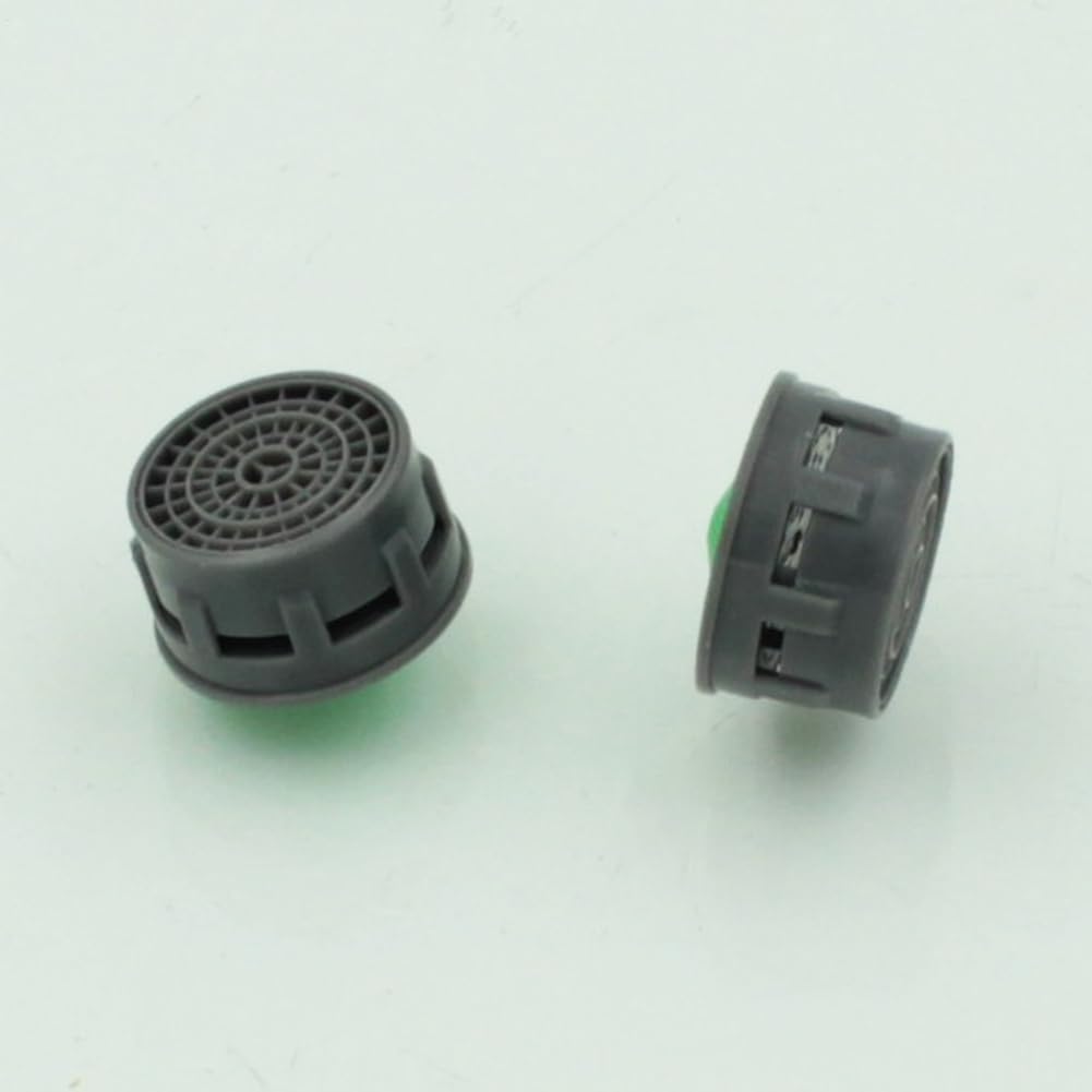 Aireadores de grifo de agua, paquete de 2 filtros de grifo para cocina y baño, aireador de grifo macho de 21 mm, piezas de repuesto antisalpicaduras que ahorran agua, mezclador eficiente rt