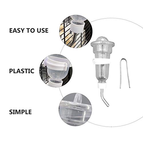 Balacoo 1 Conjunto de Hamster Pino de Disparo Automático Waterer Waterer Garrafa De Nenhum Gotejamen