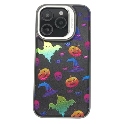Coque iPhone 15 Pro mignonne d'Halloween durable YKI Reocase support