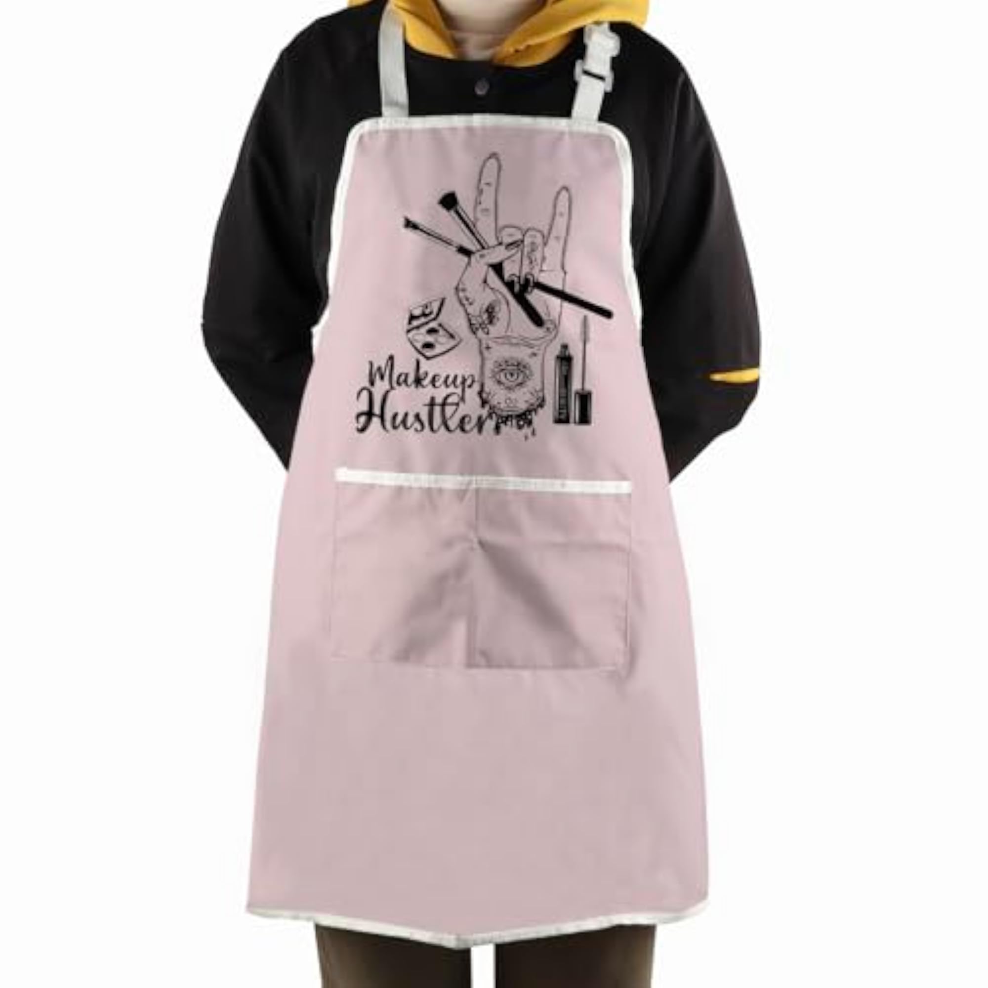 Makeup Hustle Kitchen Apron, Esthetician Gift