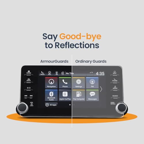 Image of Screen Guard For HONDA AMAZE 2024 || V, VX & ZX Models || 8 INCH Infotainment System Accessory | New Car Audio Display Touch Screen Protector [Not Tempered Glass]