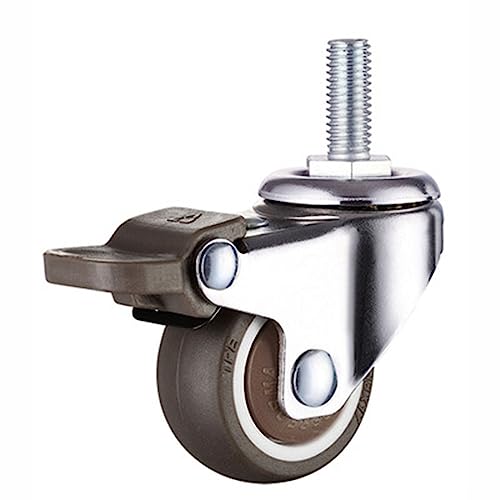 Roulettes pivotantes anti-bruit pour supprimer les vibrations des chariots lourds de 2 pouces