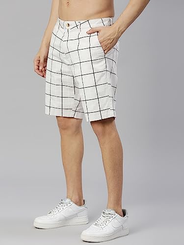 Image of Thomas Scott Men's | Solid | Chino Shorts | Regular Fit | Cotton Elastane | Above Knee | Casual Short