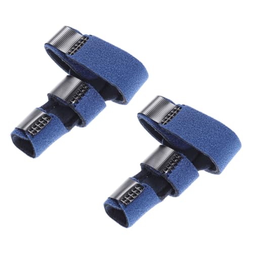 SEWOART 2pcs Strap Stabilizer Hand Splint Adjustable Stand Support Brace Splint Fixing Belt Ok Cloth and Strong Self-adhesive Cloth Blue