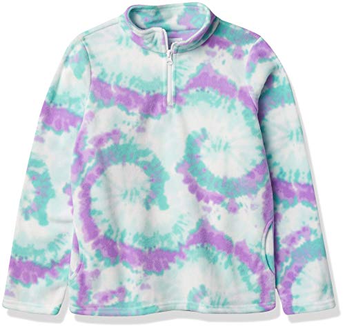 The Children's Place Girls' Print Glacier Fleece Half Zip Pullover