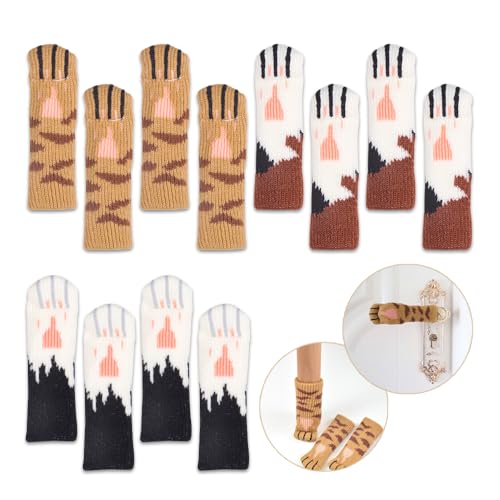 12 Pcs Cute Cat Paw Socks