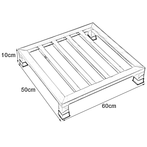Palettes de sol robustes pour organiser le garage et la buanderie - 2