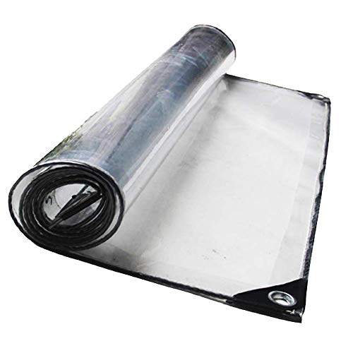Preisvergleich Produktbild Ljdgr GRW-Plane Plane Transparent Wasserdicht Hochleistungsfolie Regenfest Mit Metallloch Öse Kunststoff, 24 Größen (Farbe: Klar, Größe: 2x4m) Garten liefert (Color : Clear, Size : 3x3m)