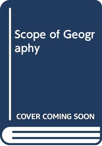 The scope of geography (Rand McNally geography ... 052863464X Book Cover