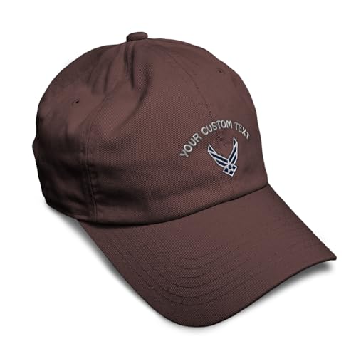 Image of Speedy Pros Soft Baseball Hat Embroidered Dad Hat Air Force Emblem Embroidery Men & Ladies Baseball Cap Cotton