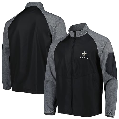 Image of Dunbrooke Men's NFL Hurricane Raglan Full-Zip Windbreaker Jacket