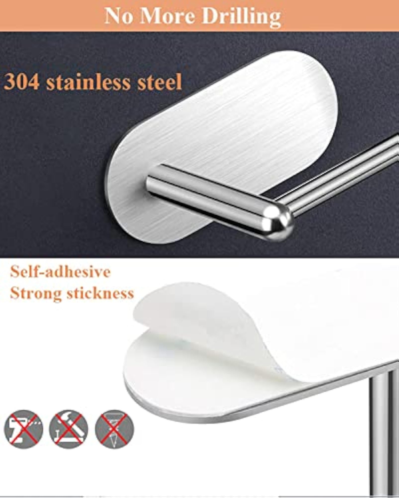 Self Adhesive Towel Ring for Bathroom Accessories
