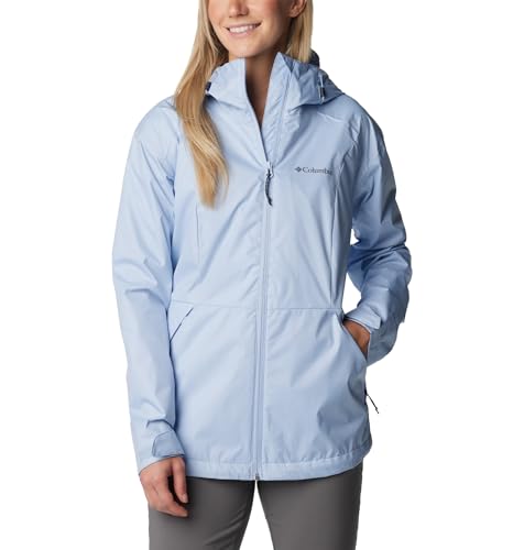 Columbia Inner Limits Jacket, Chubasquero Impermeable para Mujer, Whisper, Talla S