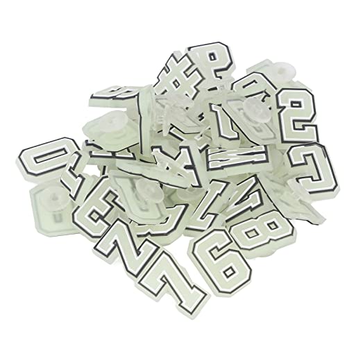 Decoração de Sapato Com Buraco, Múltiplas Formas, Efeito Luminoso, Decoração de Número de Letra, Fác