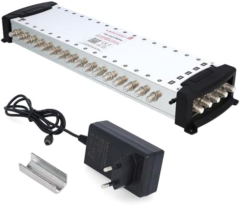 Zehnder 9/8 multiswitch 8 participants 2 satellites - adjustable terrestrial - Quattro and Quad LNB capable - 22kHz - external power supply - external