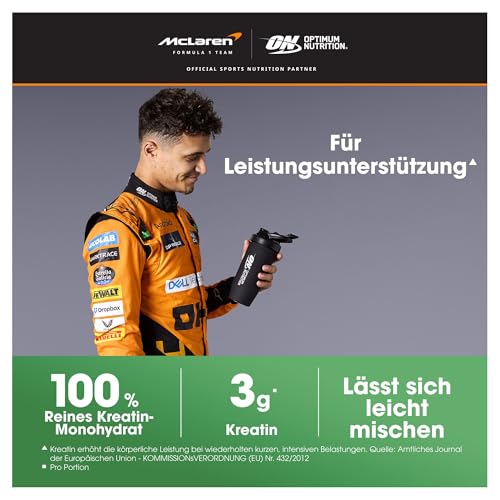 Optimum Nutrition Mikronisiertes Kreatin Pulver, Geschmacksneutral, 634g, 186 Portionen 3