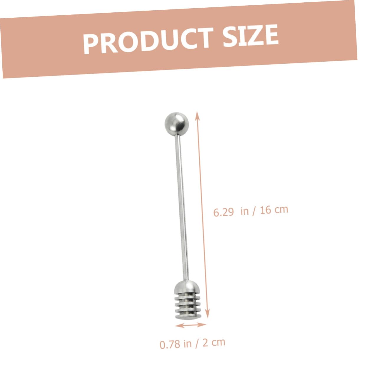 OFFSCH Honey Taking Tools Stainless Steel Honeycomb Stirrer Easy to Use Clean