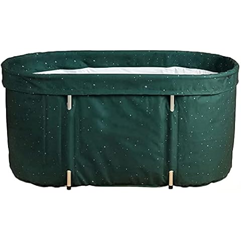 GL-GDD Portable Bathtub Foldable Soaking Bath Tub Freestanding Bathtub for Adults Thickening to Keep Temperature Home Bathroom Spa Hot Ice Bath Cover