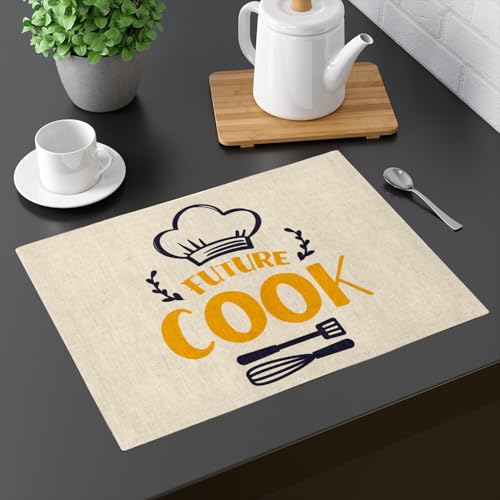 Sets de table en lin Future Cook grands modèles de gastronomie durable - 3
