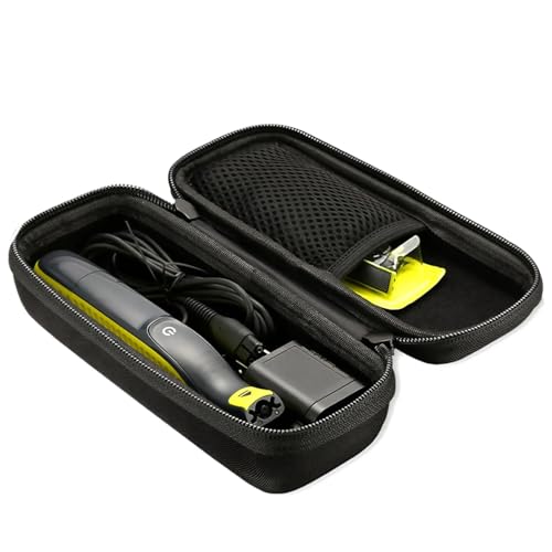 GJKLO Estuche de almacenamiento para afeitadoras QP2824/30, QP2620/30, QP2724/30, QP2734/30, las más pequeñas y portátiles (negra)