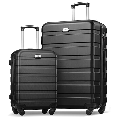 Suitour Luggage Sets 2 Piece with Spinner Wheels,Hard Shell 20