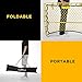 PodiuMax Soccer Rebounder Net, 2 Angle Soccer Bounce Back Net for Control, Passing Practice Training, 4x3ft Excellent Elasticity Rebound with Carry Bag, Portable for Teens & Adults