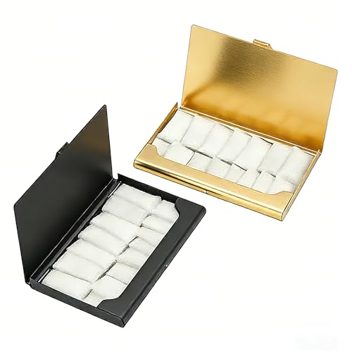 2 Pcs Metal Container for Zyn Ultra-Slim 0.3In Aluminum Metal Can for Zyn Caffeine Pouches ContainerAll-White Pouch Case Portable Pocket Holder for Men Women Case Only product thumbnail 9