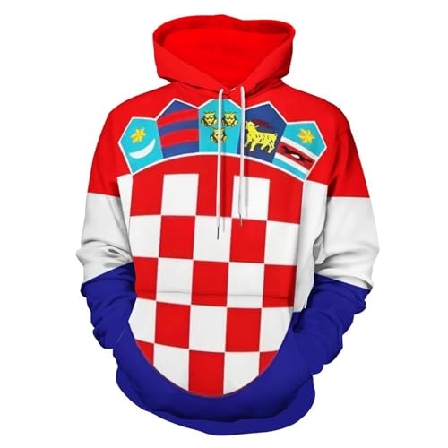 Sweat Croatie imprimé 3D fini les pulls ternes adoptez le look unisexe