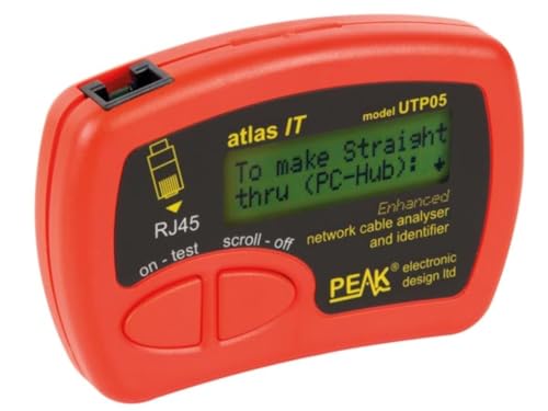 Peak Electronic Design UTP05 Atlas IT-nätverkskabel analysator