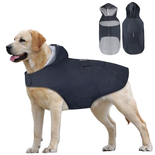 Idepet Chubasquero para Perros con Capucha