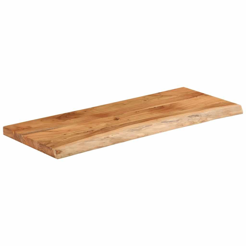 vidaXL Comptoir de Salle de Bain 140x60x2,5 cm rectangulaire Acacia, comptoir en Bois, Dessus de Vasque de Salle de Bain, comptoir de Vasque de Salle de Bain