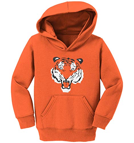 Tiger Face - Fierce Spirit Animal Toddler/Youth Fleece Hoodie2