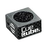 Cue Cube Pool Billiard Cue TIP Tool 2 in 1 Shaper Scuffer Nickel or Dime Radius Choose Your Color (Dime (.353