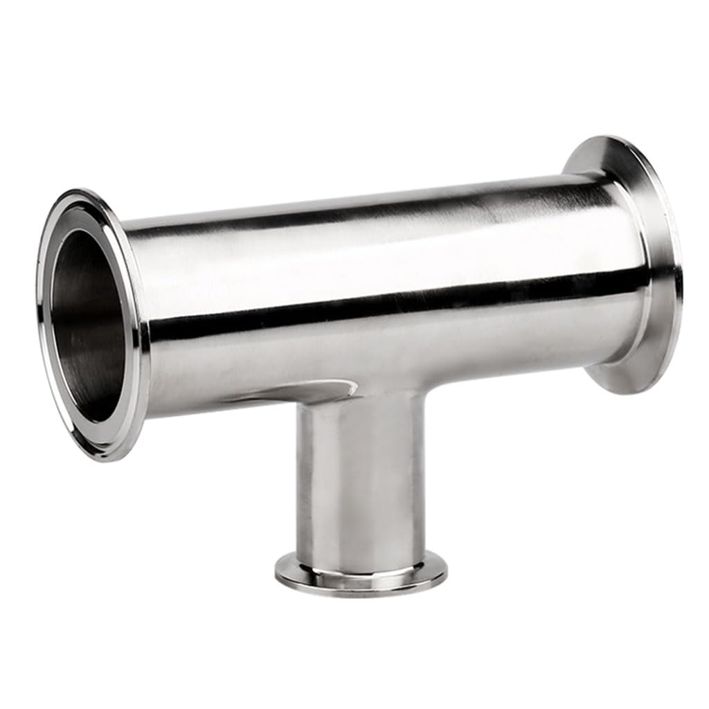 Accesorios de tubería de fundición de acero, 1 Uds. Abrazadera reductora de acero inoxidable OD de 19mm 25 32 38 45 51mm, virola sanitaria conector en T de 3 vías accesorio de tubería de 1,5 "-2" Tri