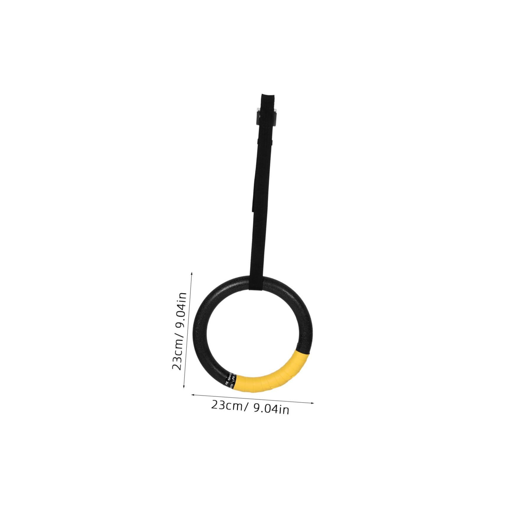 Mikikit Fitness Workout Rings Gymnastic Hanging Rings for Pull up Bar Gym Tools Accessories