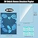 Annickee 30 Stück Cyanotypie Papier Kit, Sonnendruck Papier, Sonnendruckpapier Kit mit 4 Halteklammern, Naturdruckpapier, Solar Fotopapier Sun Art Paper Für Kinder Erwachsene Diy Zum Basteln