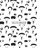  Parasailing Sketchbook: Parasailing Pattern Sketching, Sketch Drawing, Sketchbook For Men, Women, Girls, Boys And Kids