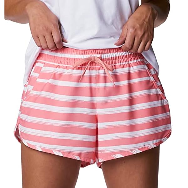 Columbia Bogata Bay Stretch Printed Short Pantalones Cortos para Senderismo para Mujer