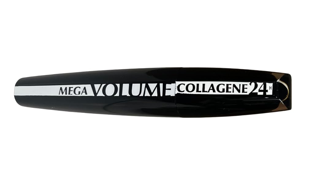 2 x L'Oreal Paris Mega Volume Collagene 24HR 9ml Mascara - Extra Black