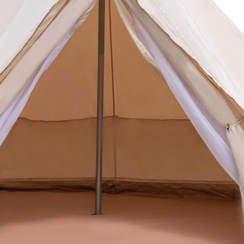 Carpa tipo bell de poliéster algodón para camping 2 personas miniatura 7