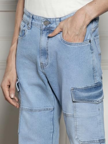 Image of Dennis Lingo Mens Cotton Relaxed Fit Jeans