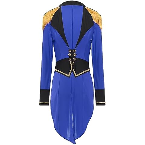 JEATHA Women's Circus Ringmaster Costume Jacket Cover