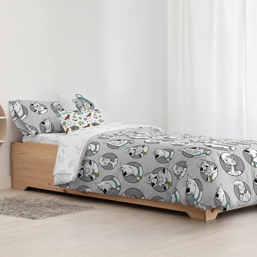Funda nórdica Scooby Doo algodón 200x200 para dormitorios infantiles 4