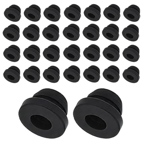 30 Pièces Embouts en Caoutchouc pour Supports de Casseroles, Camping Car Pieds en Caoutchouc Antirouille Compatibles avec Dometic Smev Thetford avec Les Barres de 5 mm Cuisine Accessoires Cuisson