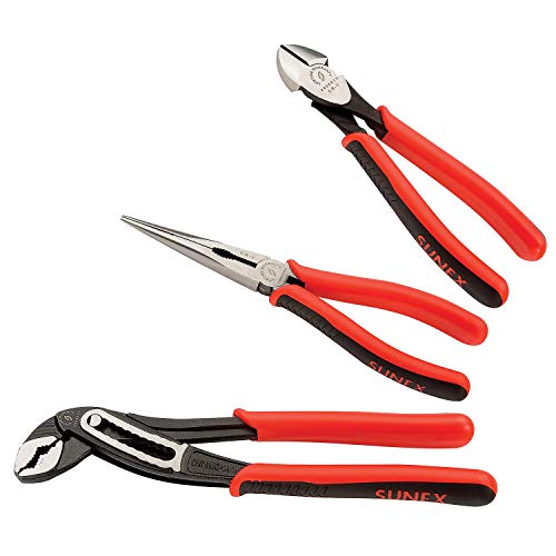 Sunex 3606V 3 Pc Multi Purpose Plier Set