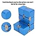 Aluminum Alloy Handheld Fidget Ornamentss Desk Relieve Stress Ornaments Black Professional Accessories for Use (Blue)