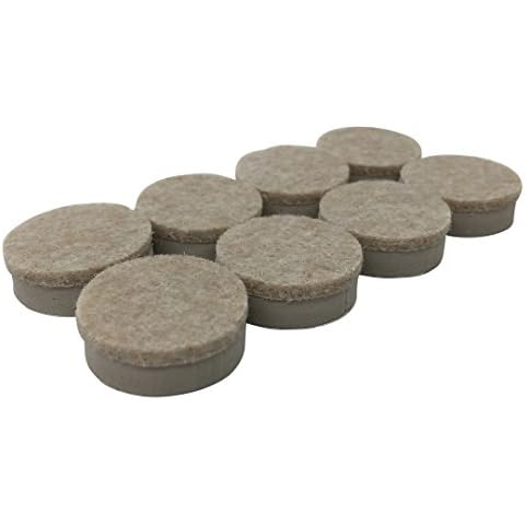 Shepherd Hardware 9915 1-Inch Heavy Duty Felt Gard Self-Adhesive Leveling Furniture Pads, Beige,8-Pack Cover