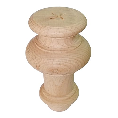 Btibpse 6" Wood Furniture Legs Unfinished Sofa Bun Feet For Cabinet, Chair, Loveseat, Ottoman, Dresser Foot Replacement Set Of 4 #TOP2