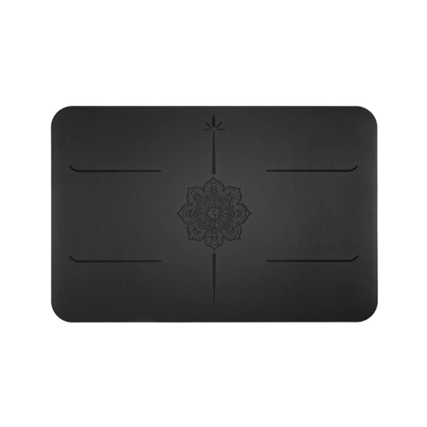 Grippy Fitness Inversion Mat High-Grip Fitness Mat with Alignment Lines Compact Portable for Yogis, Athletes, Home Gym, Black-image-11