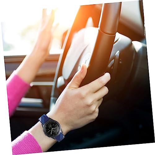 Bracelet nylon ajustable pour montre connectée avec fermoir solide
